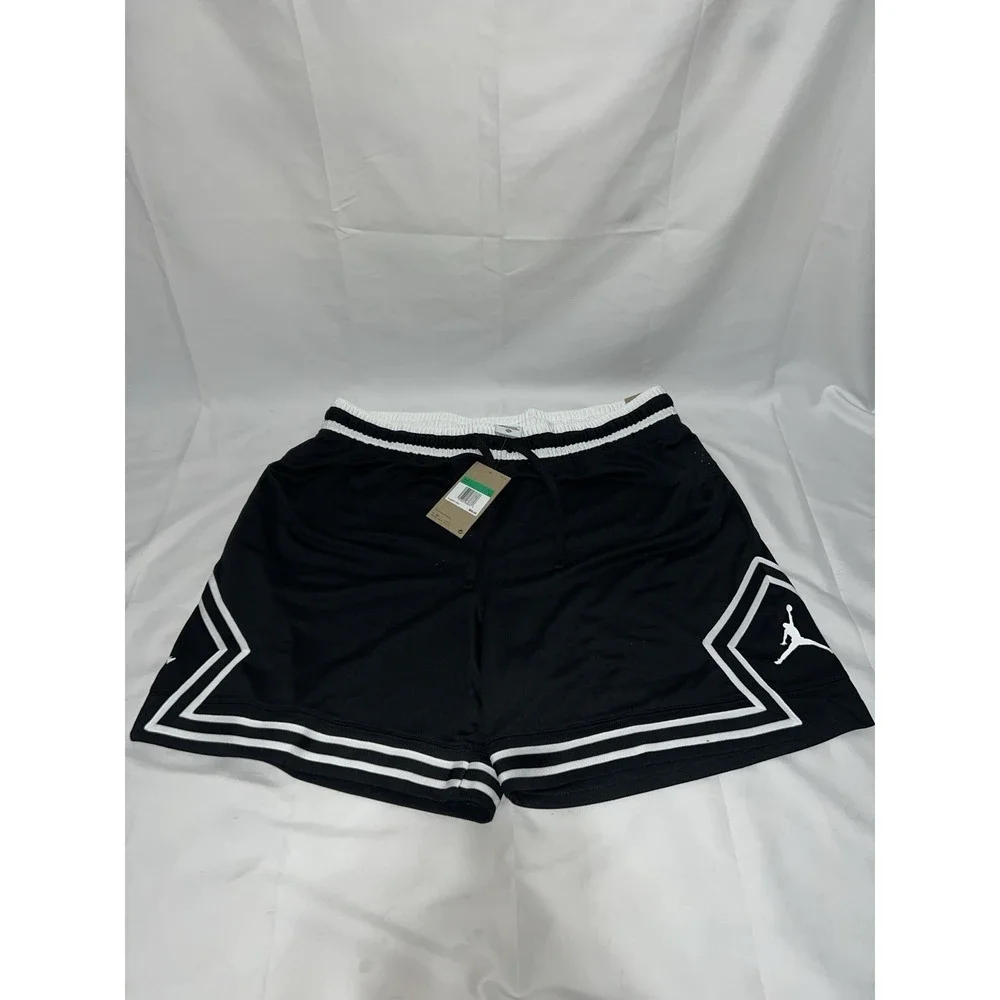 Nike Mens AIR Jordan Men's Dri-Fit Diamond Shorts Black Size X-Large Read